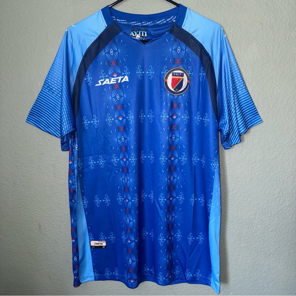 ✅NWT New Haiti Soccer Team Home Jersey World Cup 2026 Football Blue